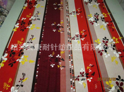 紹興縣康耐針紡織品 高品質(zhì)法蘭絨毛毯，少女百花系列樣式齊全